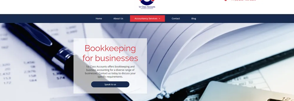1st Class Accounts cover