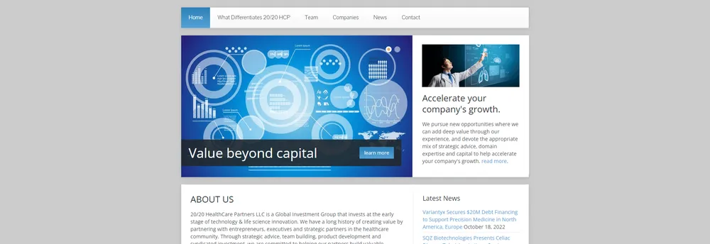 20/20 HealthCare Partners cover