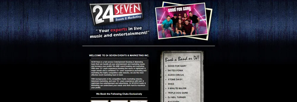 24 SEVEN Events & Marketing cover