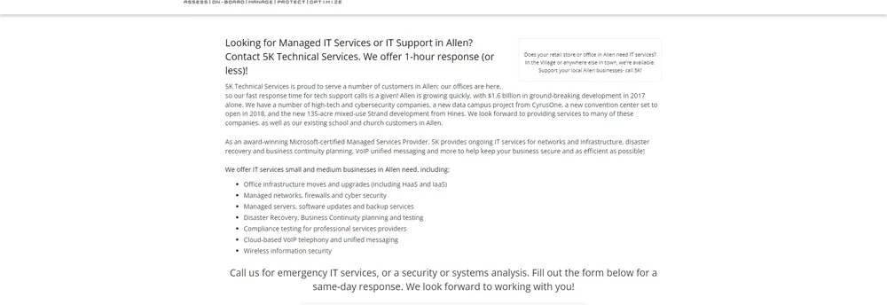 5K Technical Services cover