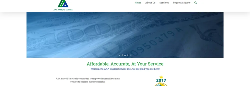 AAA Payroll Service cover