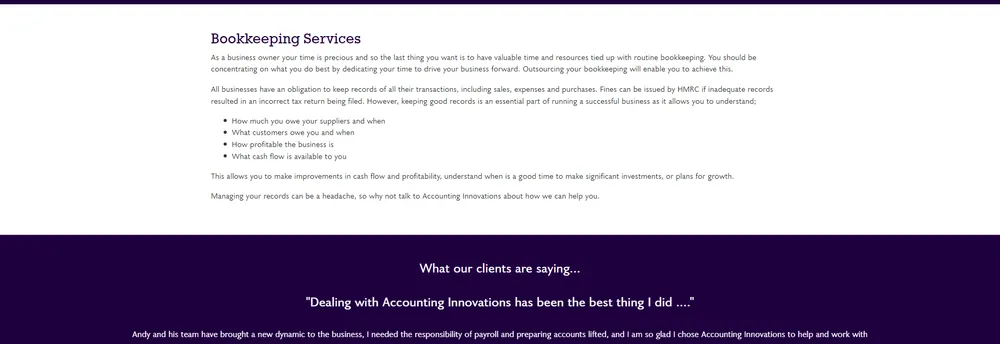 Accounting Innovations Ltd cover
