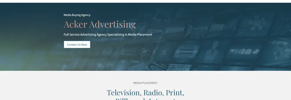 Acker Advertising cover