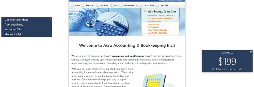 Acro Accounting & Bookkeeping Inc. cover