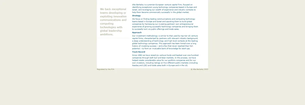 Alta Berkeley Venture Partners cover