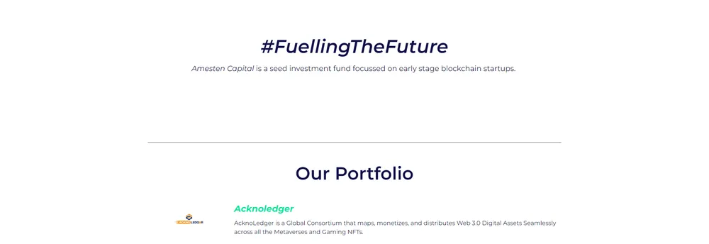 Amesten Capital cover