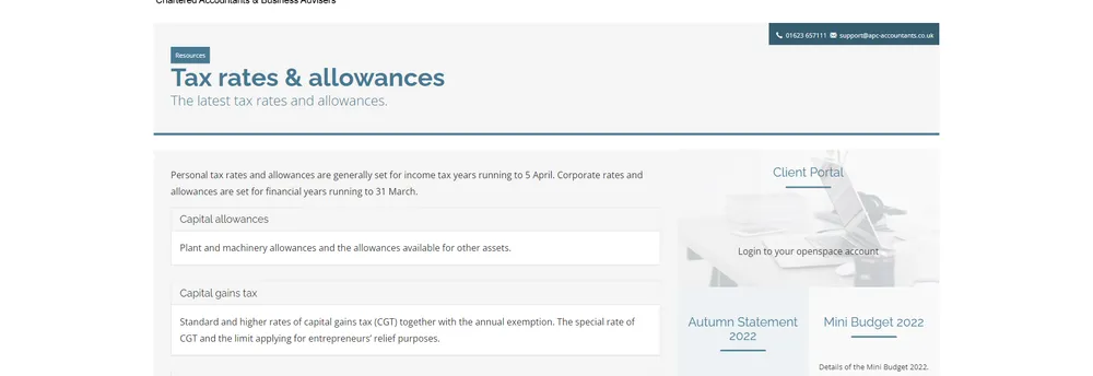 APC Accountants cover