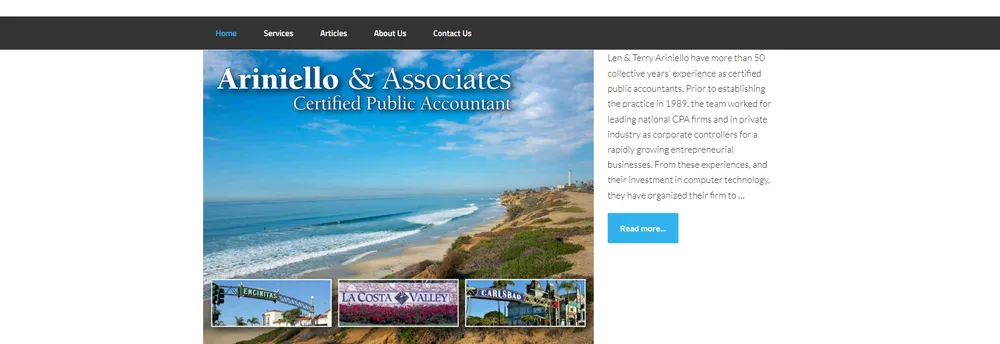 Ariniello & Associates, CPA cover