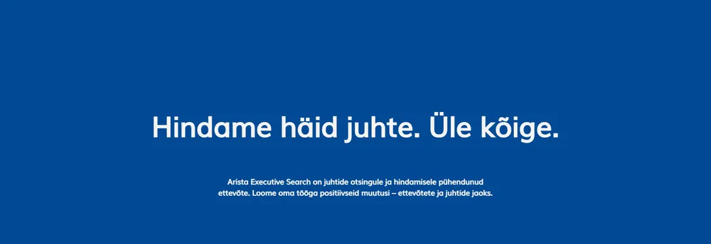 ARISTA Executive Search cover