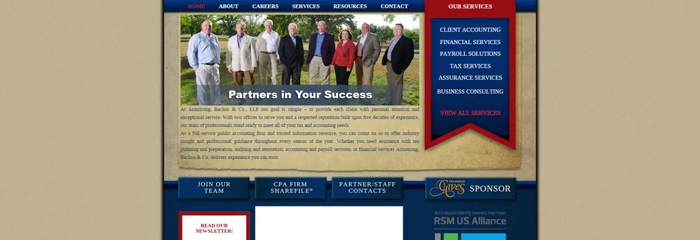 Armstrong Backus & Co. LLP cover