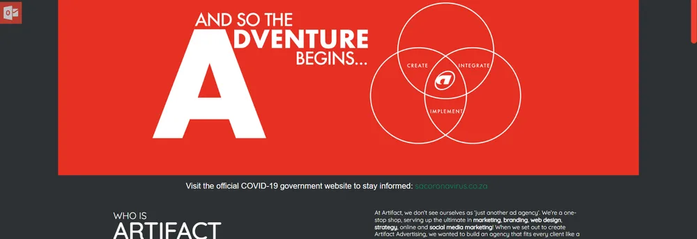 Artifact Advertising cover