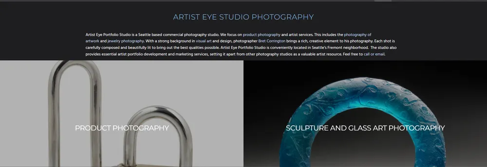 Artist Eye Studio Photography cover