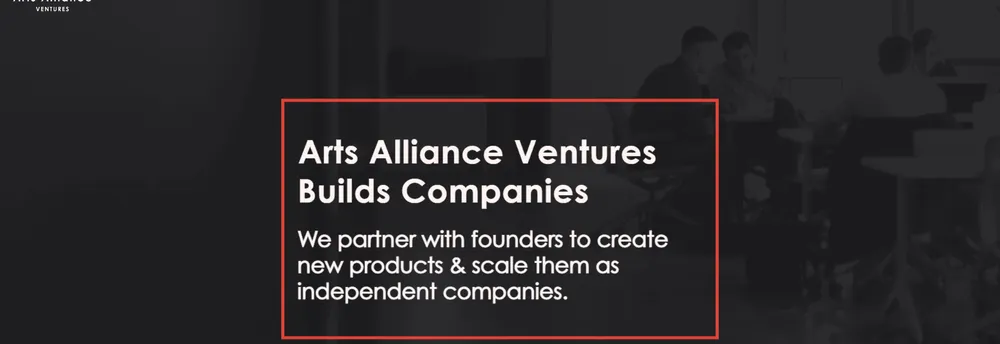 Arts Alliance Ventures cover