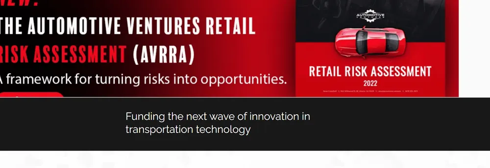 Automotive Ventures cover