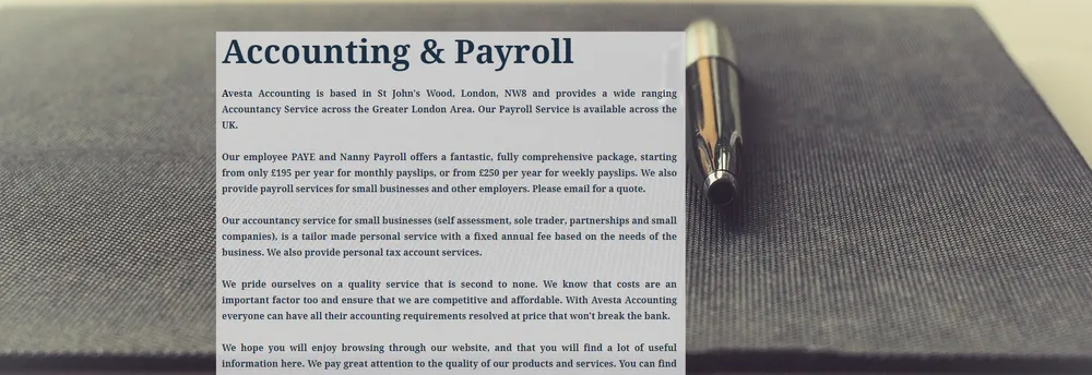 Avesta Accounting cover