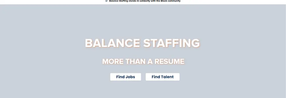 Balance Staffing cover