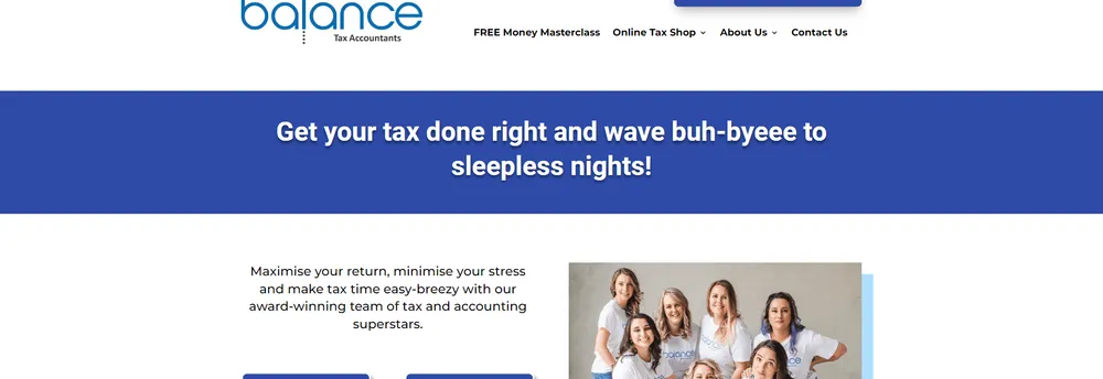 Balance Tax Accountants cover