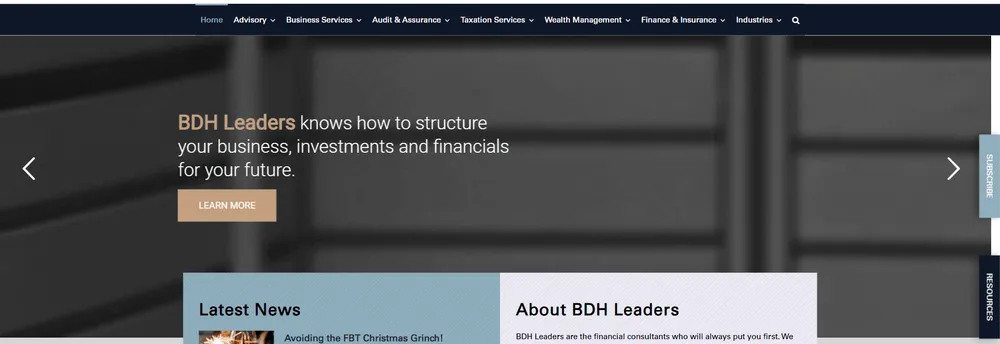 BDH Leaders cover