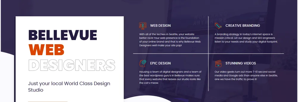 Bellevue Web Designers cover