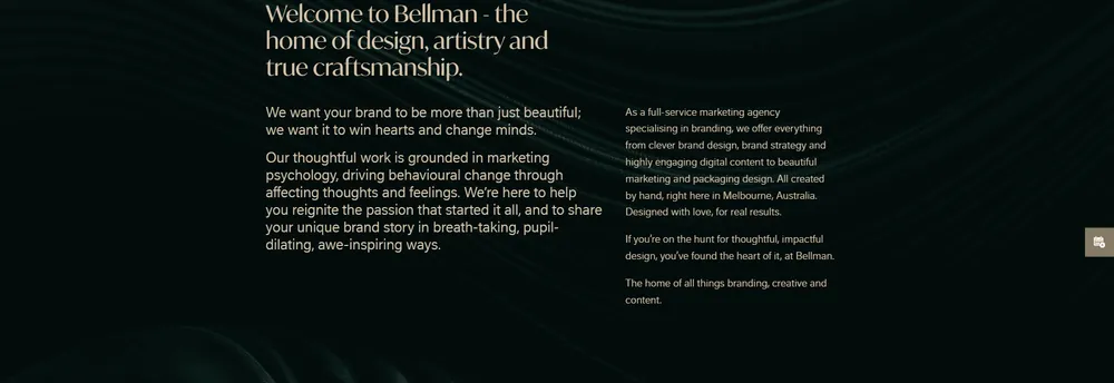 Bellman Brand Agency cover
