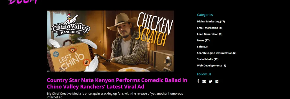 Big Chief Creative Media cover