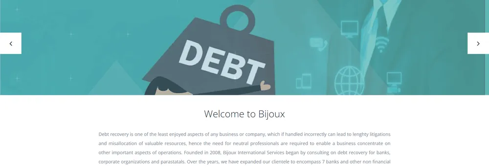 Bijoux International Services Limited cover