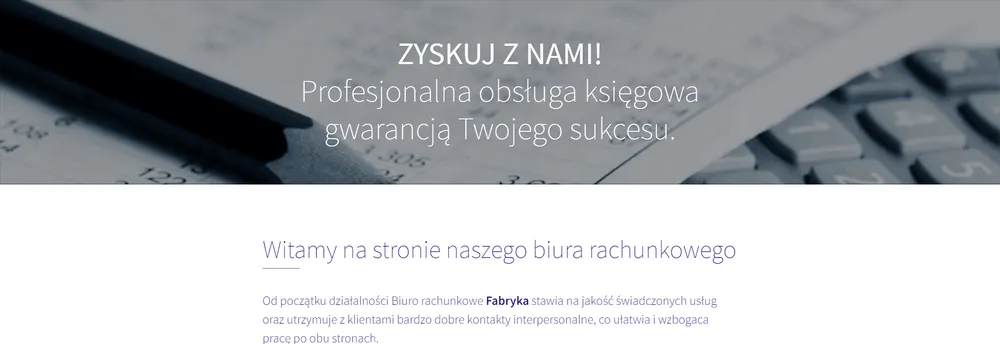 Biuro Rachunkowe Fabryka cover