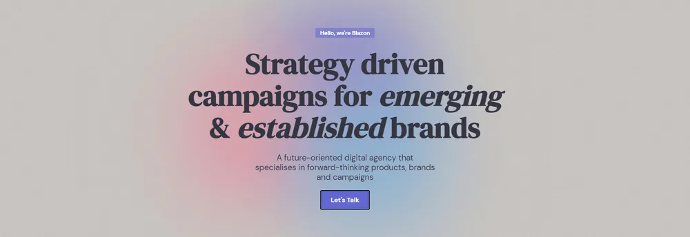 Blazon Agency cover