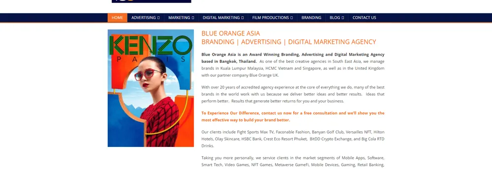 Blue Orange Asia cover