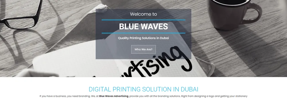 Blue Waves Advertising cover