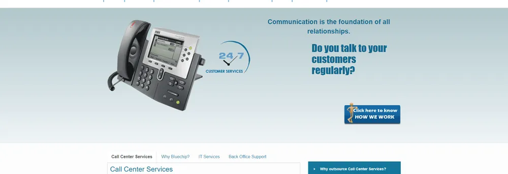 Bluechip Call Center cover