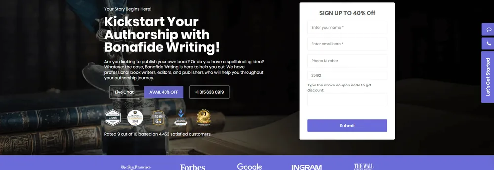 Bonafide Writing cover
