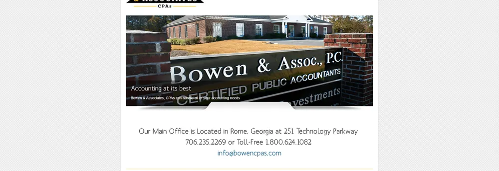 Bowen & Associates, P.C. cover