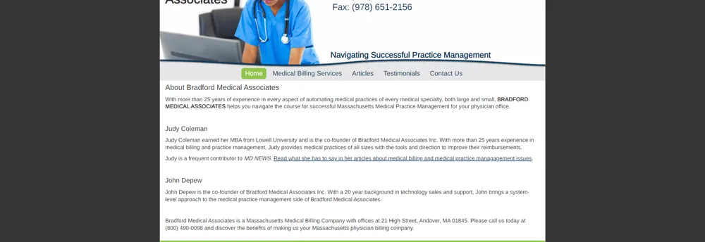Bradford Medical Associates cover