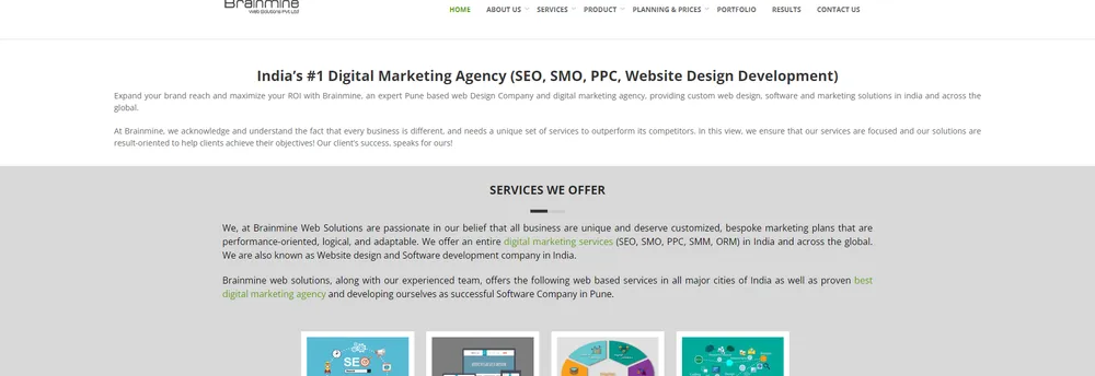 Brainmine Web Solutions cover
