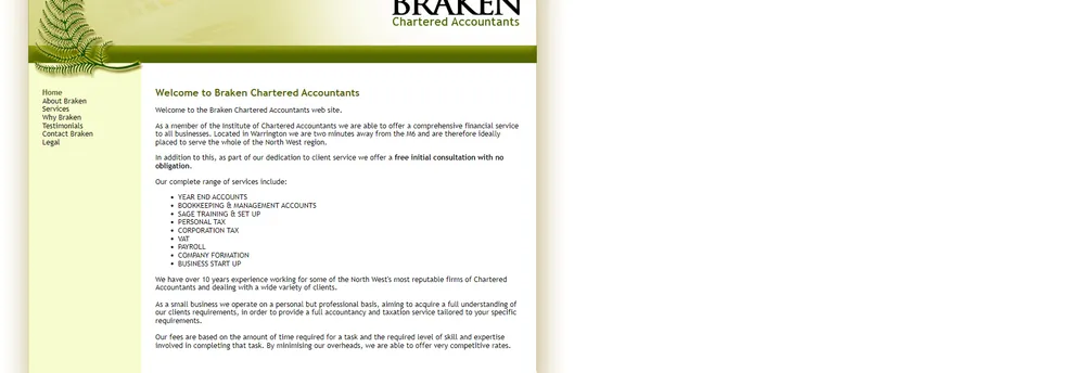 Braken Chartered Accountants cover