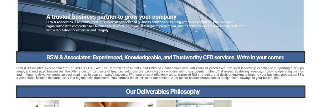 BSW & Associates LLC cover