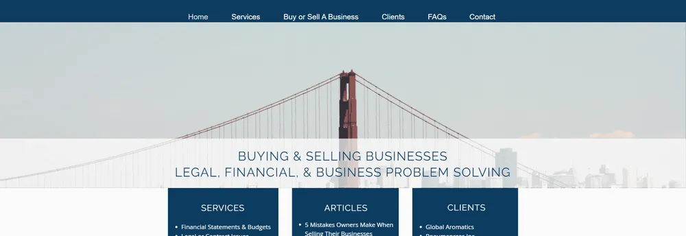 Business Consulting, Attorney & CPA cover