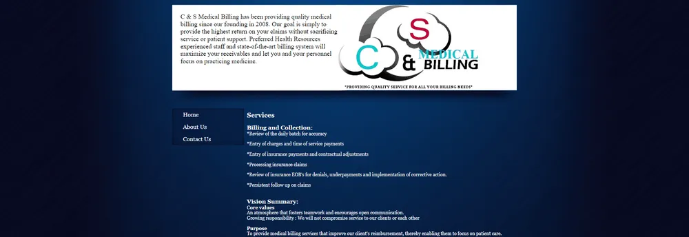 C & S Medical Billing cover