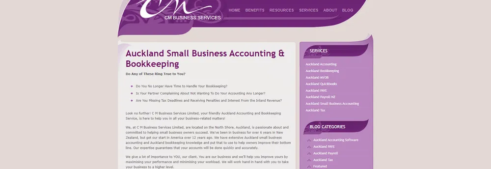 C M Business Services cover