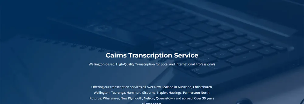 Cairns Transcription cover