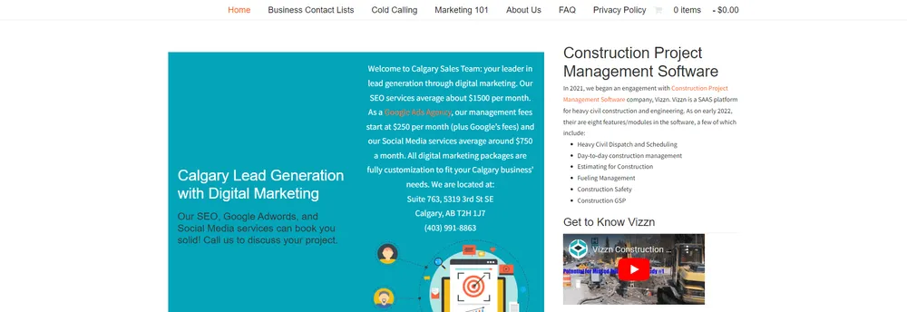Calgary Sales Team cover
