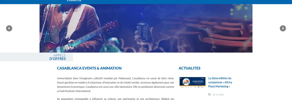 Casablanca Events & Animation cover