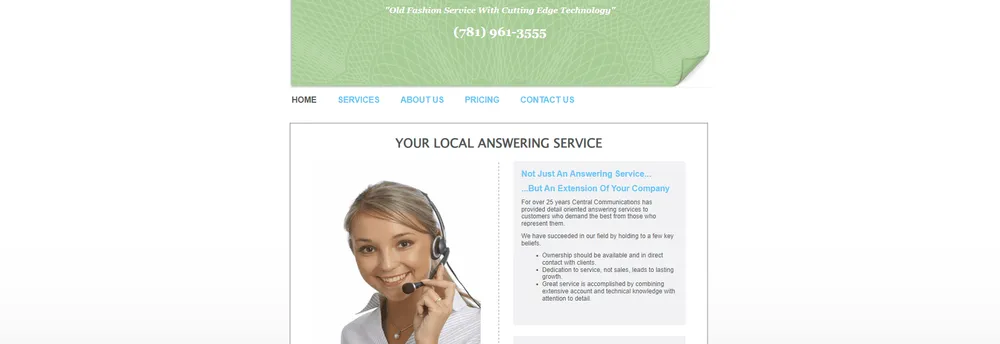 Central Communications Answering Service cover