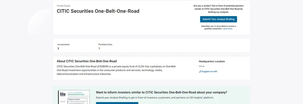 CITIC Securities One-Belt-One-Road cover