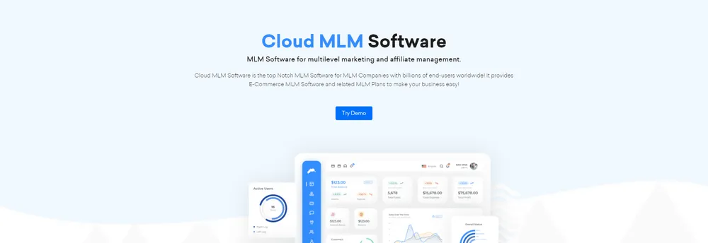 Cloud MLM Software cover