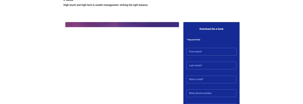 Comarch Wealth Management cover
