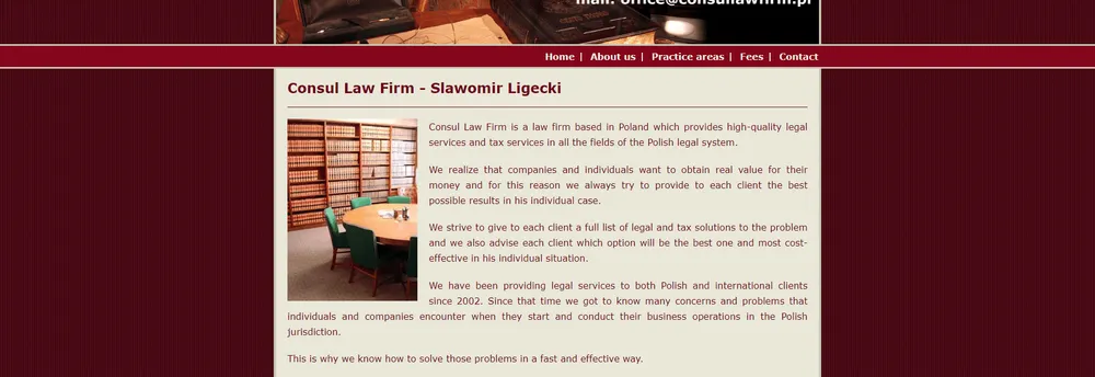 Consul Law Firm Polska-Poland cover