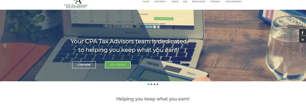 CPA Tax Advisors cover