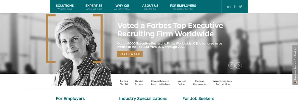 CSI Executive Search cover